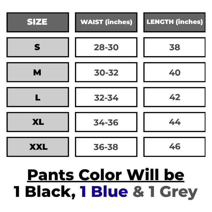 Pack of 3 Offer 😍 Men’s Premium-Quality Stretch Lycra Pants | Black, Blue & Grey