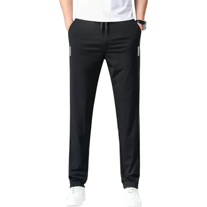 Pack of 3 Offer 😍 Men’s Premium-Quality Stretch Lycra Pants | Black, Blue & Grey