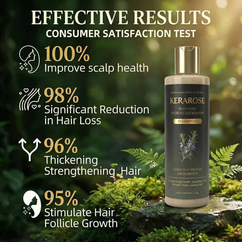 Kerarose Rosemary Shampoo For Hair Growth (Buy 1 Get 1 Free 🔥🔥)
