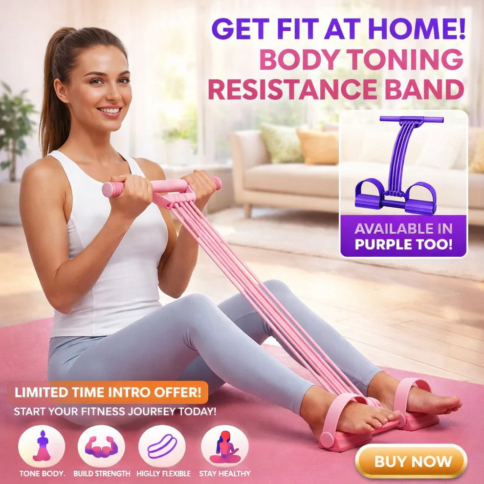 “SakerPlus® Multifunction Pedal Resistance Band Trainer (Buy 1 Get 1 Free)