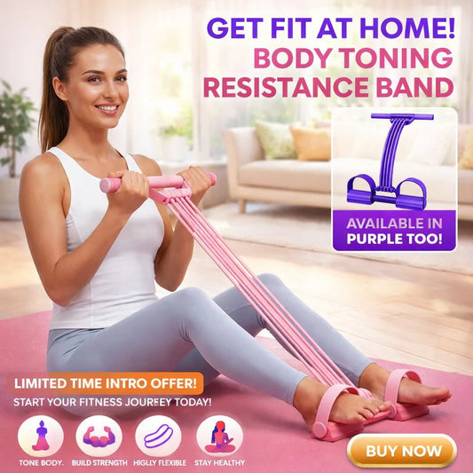 “SakerPlus® Multifunction Pedal Resistance Band Trainer (Buy 1 Get 1 Free)