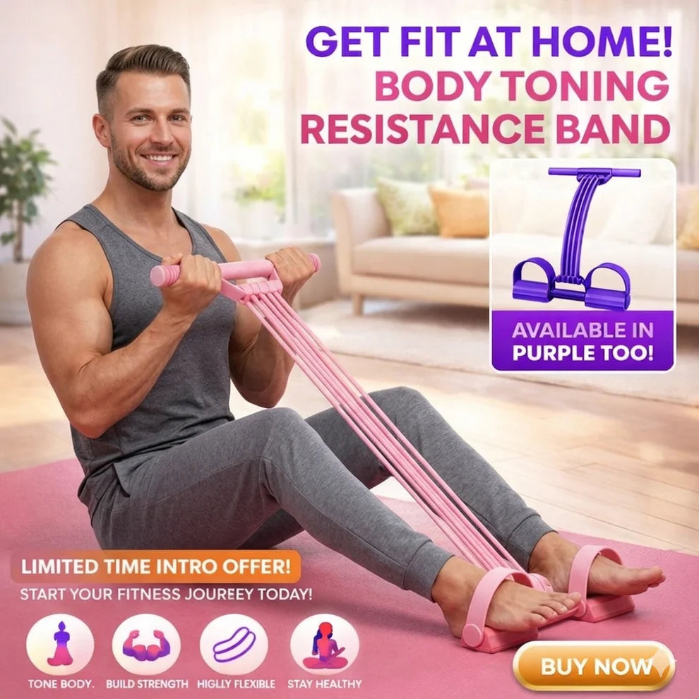 “SakerPlus® Multifunction Pedal Resistance Band Trainer (Buy 1 Get 1 Free)